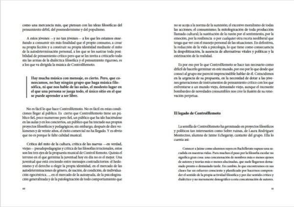 Control Remoto: la guerra de los sonidos. Contra la posmodernidad musical y educativa