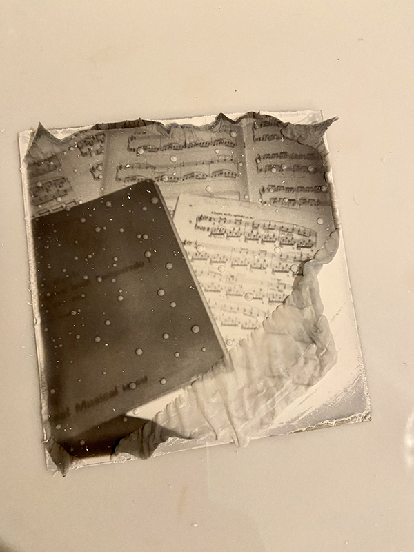 Polaroid intervenida