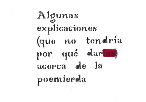 Poemierdas para un (des)confinamiento